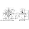 یاتاقان UCPW 206 M14 با شفت 30 میلی متر