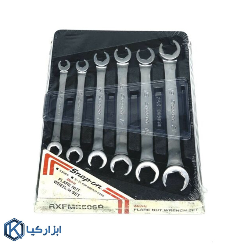 مجموعه 6 عددی آچار دو سر رینگی چاکدار اسناپون RXFMS606B