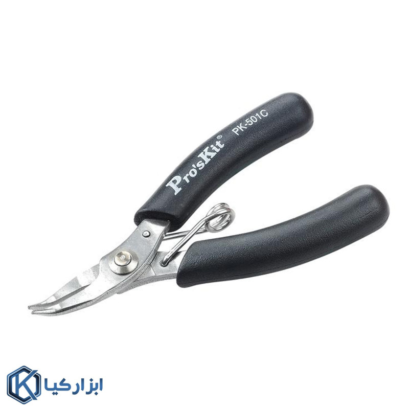 انبر دم باریک سر کج پروسکیت مدل PK-501C