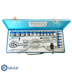 مجموعه 24 عددی آچار بکس اس جی تی تولز مدل SGT-24SB