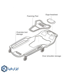 برانکارد تعمیرگاهی تاپ تول مدل JCM-0401