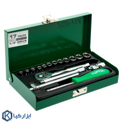 مجموعه 17 عددی آچار و سری...