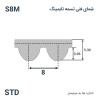 تسمه سیلور پاور 1120-S8M-15