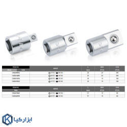 تبدیل بکس تاپ تول مدل CAEA0812 سایز 1/4 به 3/8