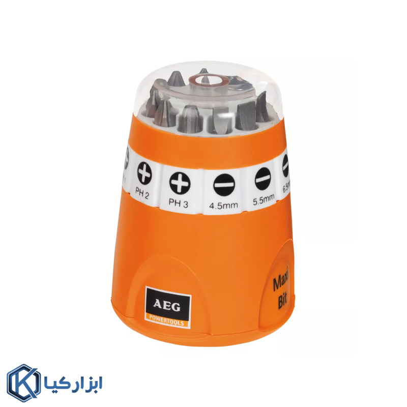 ست 10 پارچه سری پیچ گوشتی آاگ مدل MAXI-BIT