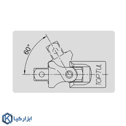 لغلغه بکس تاپ تول مدل CAHA24A0 سایز 3/8 اینچ