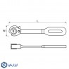 آچار یکسر جغجغه دهان باز سایز 9 لیکوتا مدل ARW-62M09