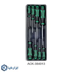 جعبه ابزار چرخدار 5 کشو با ابزار (306 پارچه) لیکوتا مدل AWX-2601BTSK02