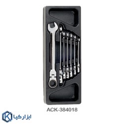 جعبه ابزار چرخدار 5 کشو با ابزار (306 پارچه) لیکوتا مدل AWX-2601BTSK02