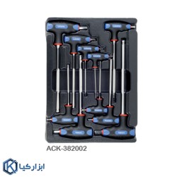 جعبه ابزار چرخدار 7 کشو با ابزار (377 پارچه) لیکوتا مدل AWX-2603BTSK02