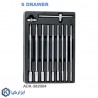 جعبه ابزار چرخدار 7 کشو با ابزار (377 پارچه) لیکوتا مدل AWX-2603BTSK02