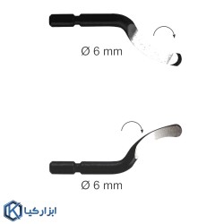 تیغ پلیسه گیر اینور سال براده مارپیچ دنباله 6 مدل R-10(S)...