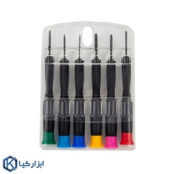 مجموعه 6 عددی پیچ گوشتی ساعتی سان فلگ کد 176
