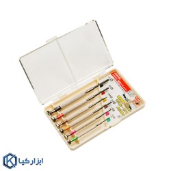 مجموعه 6 عددی پیچ گوشتی ساعتی سان فلگ مدل PR-810