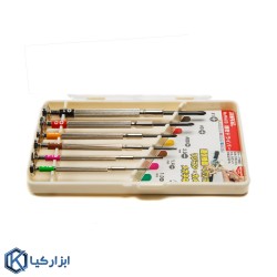 مجموعه 6 عددی پیچ گوشتی ساعتی سان فلگ مدل PR-810