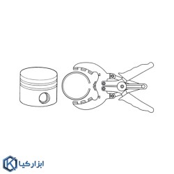 رینگ باز کن 50 الی 100 میلی متر ال کا تولز مدل A1006