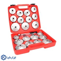 کیت 23 عددی آچار فیلتر کاسه ای آلومینیومی ال کا تولز A5025