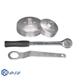 کیت 23 عددی آچار فیلتر کاسه ای آلومینیومی ال کا تولز A5025