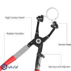 انبر بست شلنگ ال کا تولز مدل A4017