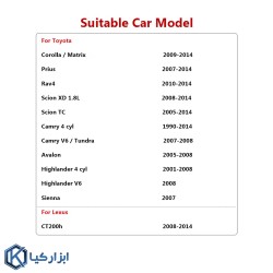 آچار فیلتر کاسه ای آلومینیومی ال کا تولز مدل A5032M01