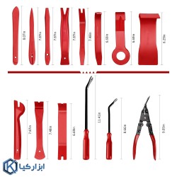 مجموعه 19 عددی ابزار خار باز کن ال کا تولز مدل C1082