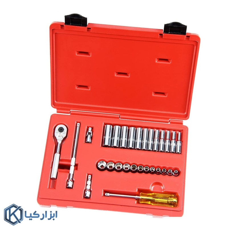 مجموعه 29 عددی آچار و سری بکس پروتو مدل J47206 مجموعه 29 عددی آچار و سری بکس پروتو مدل J47206
