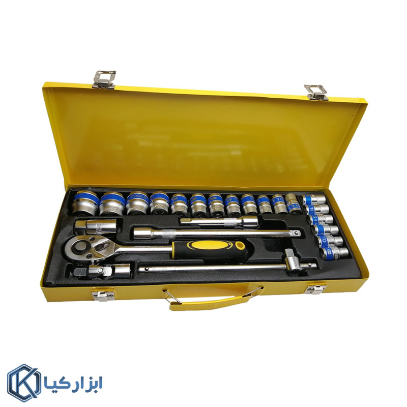مجموعه 24 عددی آچار و سری بکس مدل SS-12241 مجموعه 24 عددی آچار و سری بکس مدل SS-12241