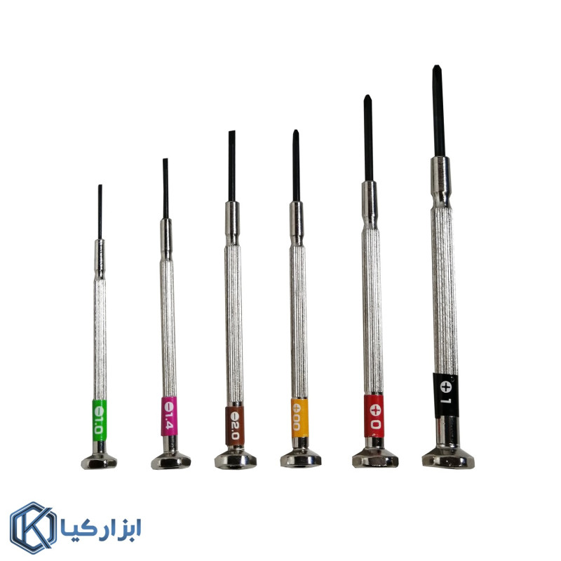 مجموعه 6 عددی پیچ گوشتی ساعتی سان فلگ مدل PR-810