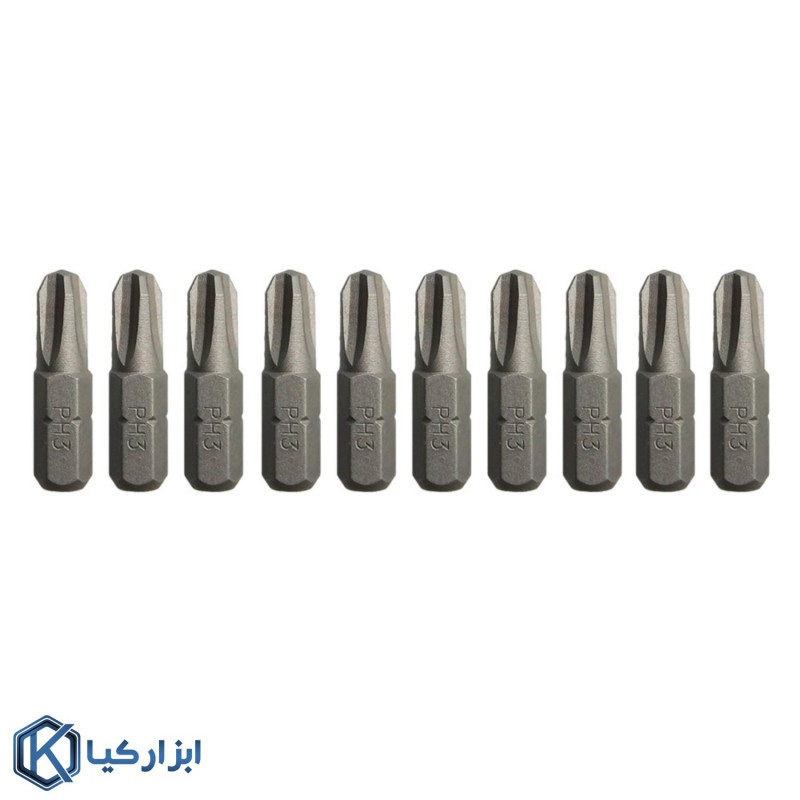 مجموعه 10 عددی سری پیچ گوشتی مدل PH3 مجموعه 10 عددی سری پیچ گوشتی مدل PH3