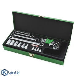 مجموعه 23 عددی آچار و سری بکس تاپ تول مدل GAAD2301