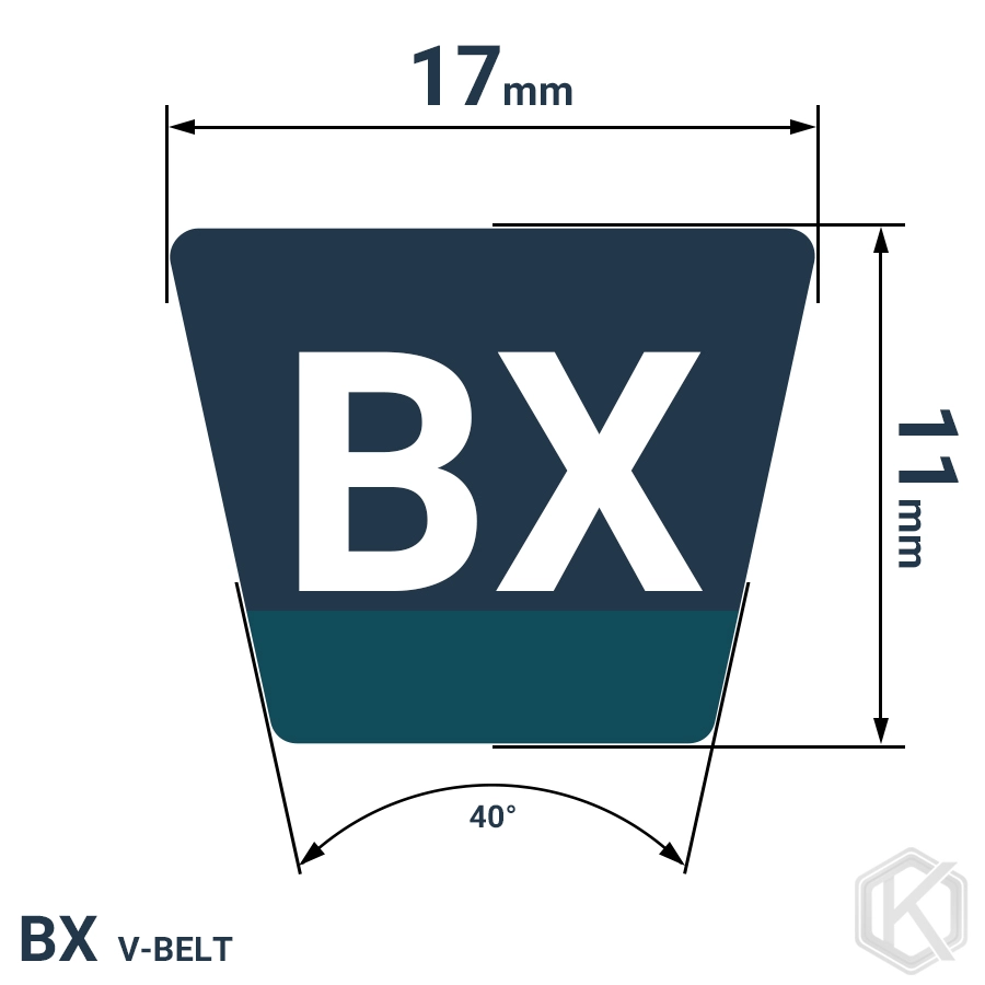 شمای فنی تسمه BX61