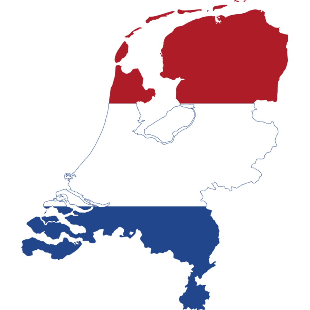 نقشه کشور هلند