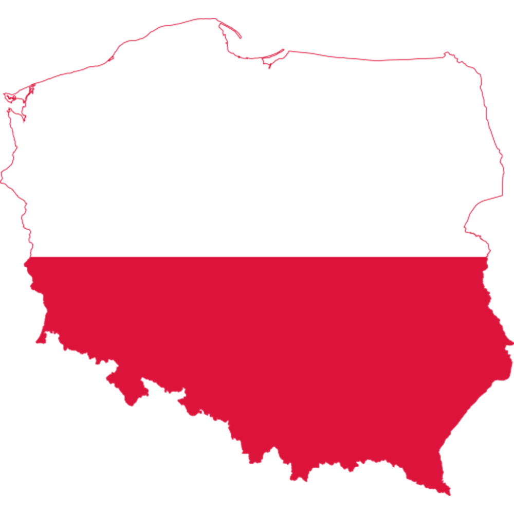 نقشه کشور لهستان