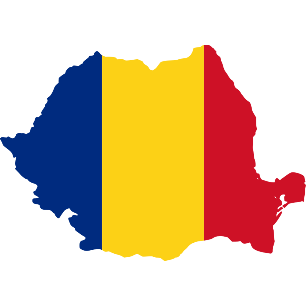 نقشه کشور رومانی