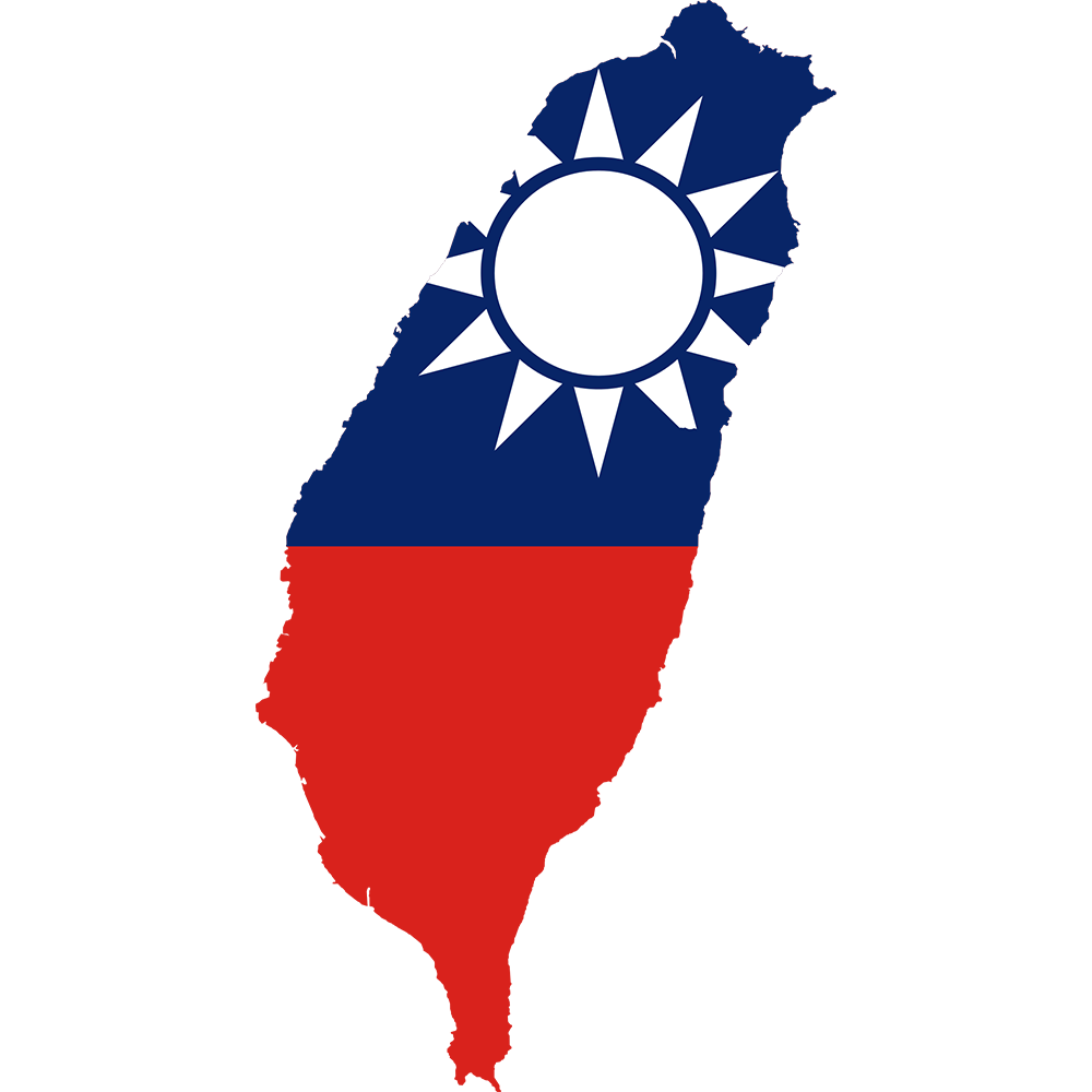 نقشه کشور تایوان